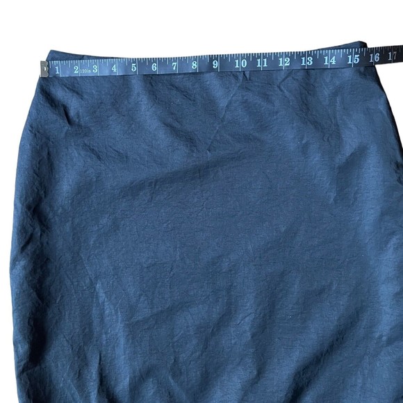 British India Black Skirt Ruffle Bottom Trumpet Style w/ Flounce Women's Size 9 - Picture 7 of 11